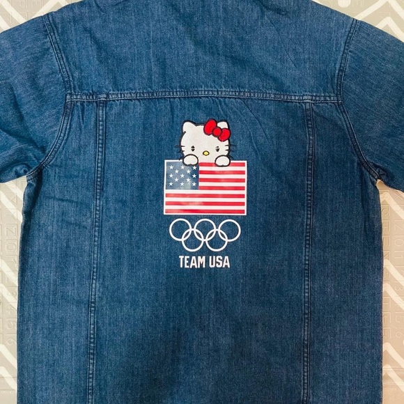 Special Edition Hello Kitty USA Olympics denim jacket - Picture 8 of 10